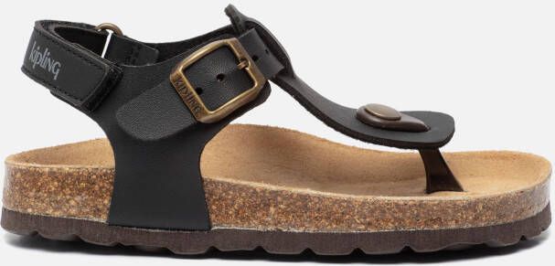 Kipling Juan sandalen zwart
