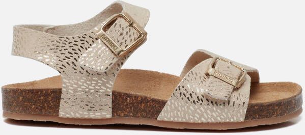 Kipling Pepita Sandalen goud Leer