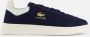 Lacoste Premium Baseshot Leren Sneakers Blauw Wit Multicolor Heren - Thumbnail 2