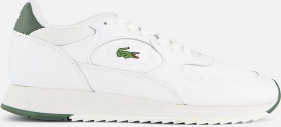 Lacoste Lineset Fashion sneakers Schoenen white burgundy maat: 42.5 beschikbare maaten:41 42.5 43 44.5 45 46