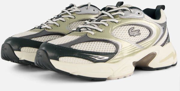 Lacoste Storm 2k Heren Schoenen Wit Maat: 44.5 Textil Leer Synthetisch Foot Locker - Foto 2