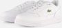 Lacoste T-clip Heren Schoenen Wit Maat: 40.5 Leer Foot Locker - Thumbnail 7