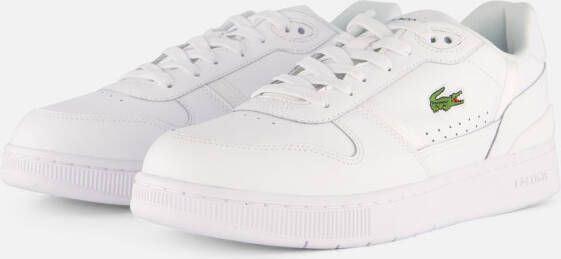 Lacoste T-clip Heren Schoenen Wit Maat: 42.5 Leer Foot Locker - Foto 5