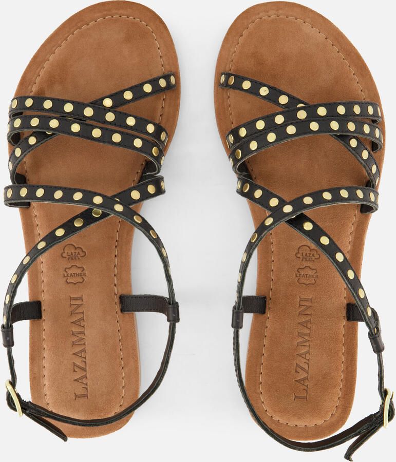 Laza i Tova Studs Sandalen Zwart - Foto 3