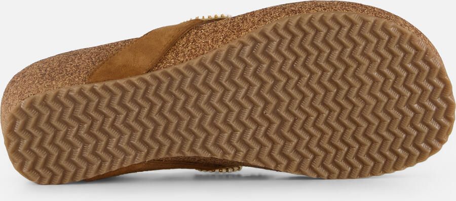 Toni Pons Mare Dames Teenslippers Suede Beige - Foto 4
