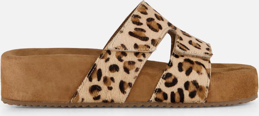 Lazamani Slippers Leopard bruin Synthetisch - Foto 5