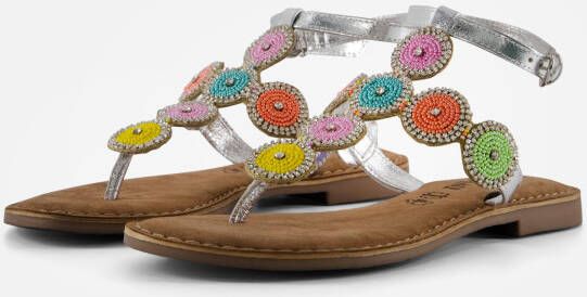 Lazamani Harper Leren Dames Sandalen Multi