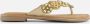 Lazamani Slippers beige Leer Dames - Thumbnail 2