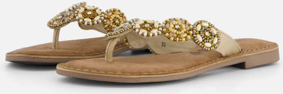 Lazamani Slippers beige Leer Dames