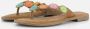 Lazamani Kleurrijke Suède Slippers Multicolor Dames - Thumbnail 4