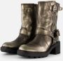 Lazamani Vintage Biker boots zilver Leer Dames - Thumbnail 2
