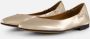 Linea zeta Ballerina's goud Leer - Thumbnail 2