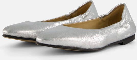 Linea Zeta Ballerina's zilver Leer