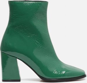 Linea zeta Enkellaarsjes Groen Lak 192616 Dames