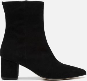 Linea zeta Enkellaarsjes Zwart Suede 182607 Dames