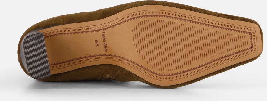 Linea Zeta Enkellaarsjes bruin Suede - Foto 5