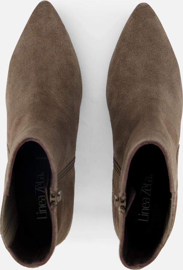 Linea zeta Enkellaarsjes taupe Suede - Foto 3