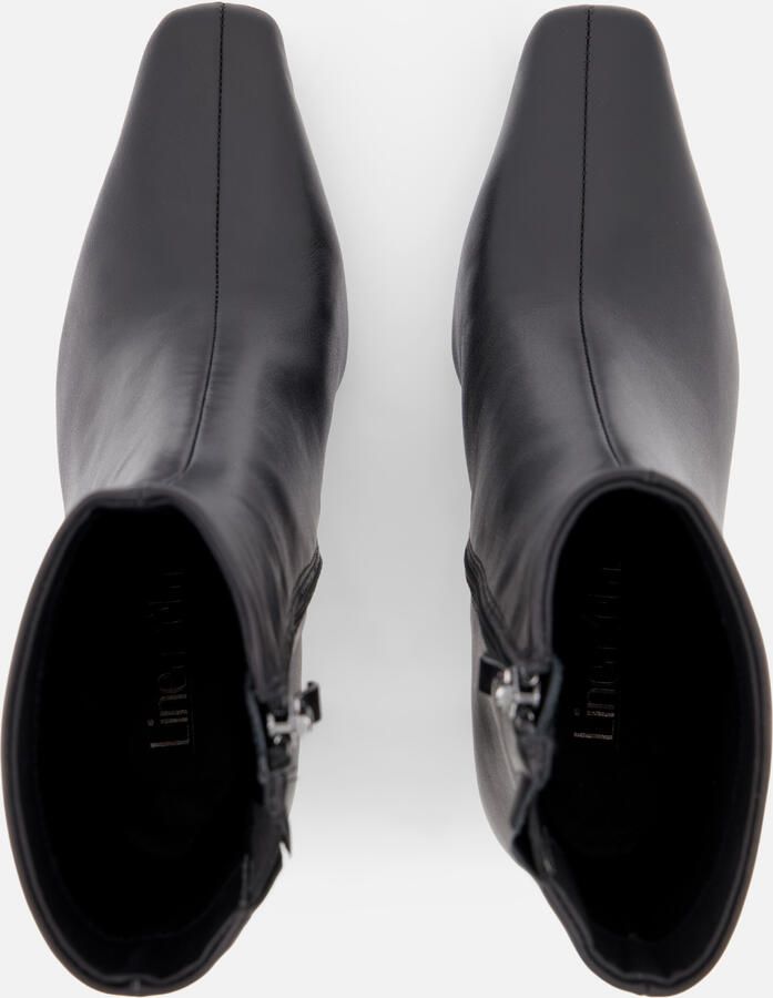 Linea zeta enkellaarzen met hak zwart - Foto 3