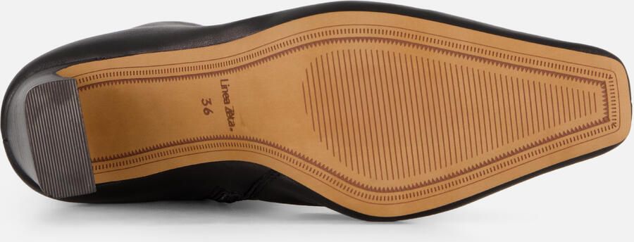 Linea zeta enkellaarzen met hak zwart - Foto 6