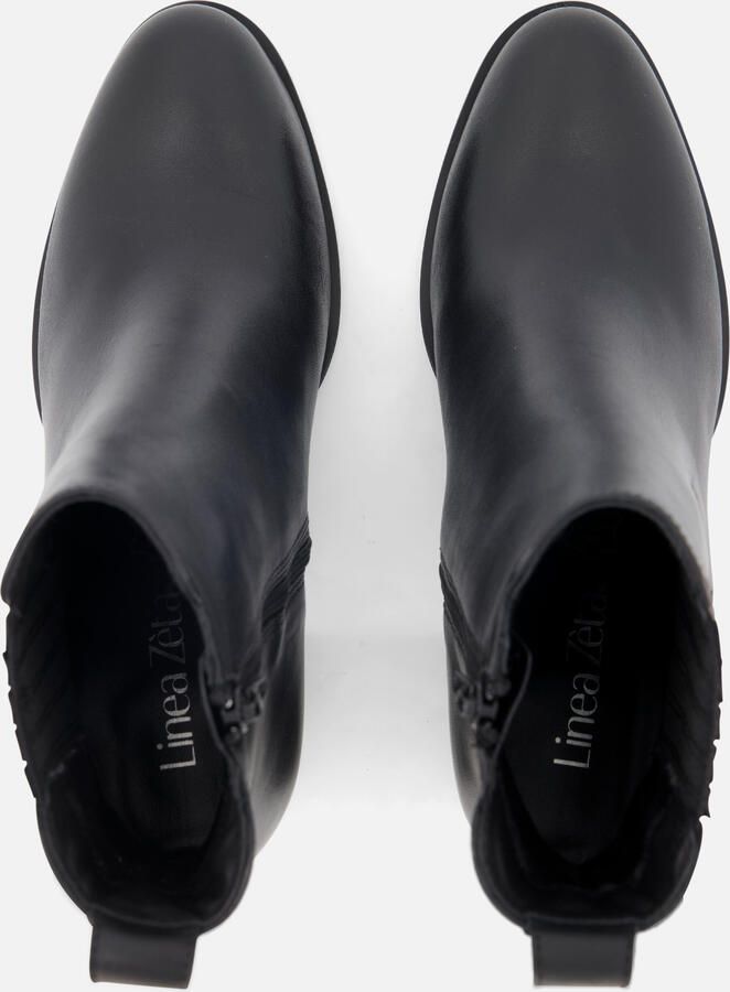 Linea zeta Enkellaarsjes zwart Leer - Foto 3