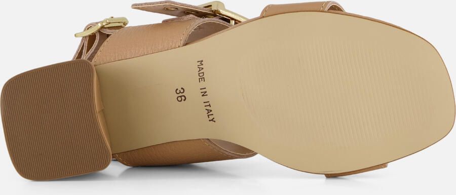 Linea zeta Haksandalen cognac Leer - Foto 5
