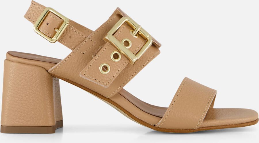 Linea zeta Haksandalen cognac Leer - Foto 4
