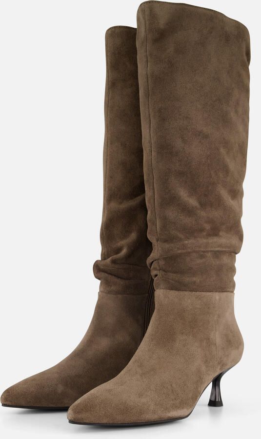 Linea zeta Hoge laarzen taupe Suede