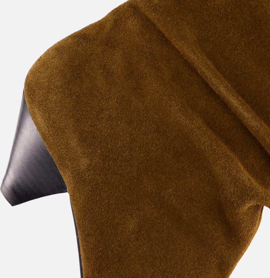 Linea zeta enkellaarzen met hak bruin - Foto 2