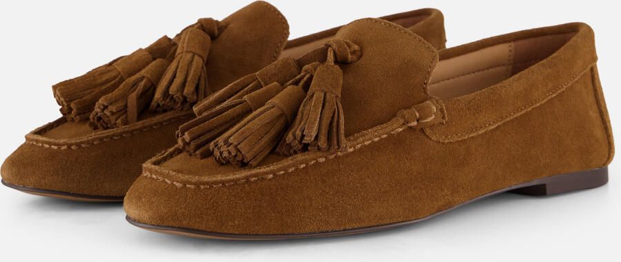 Linea Zeta Loafer Cognac Suède