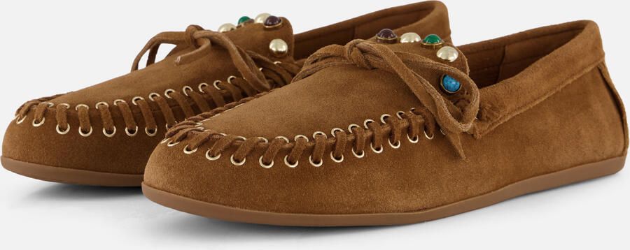 Linea Zeta Loafers bruin Suède