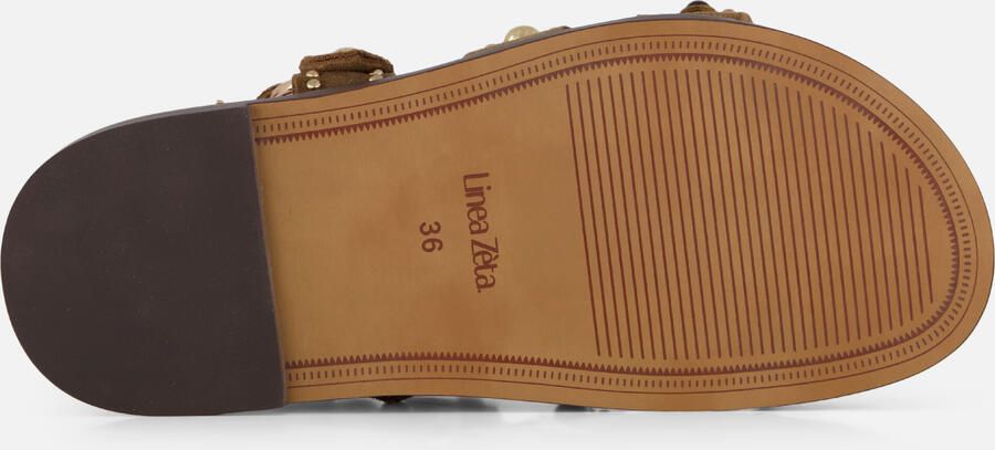 Linea zeta Sandalen bruin Leer - Foto 4