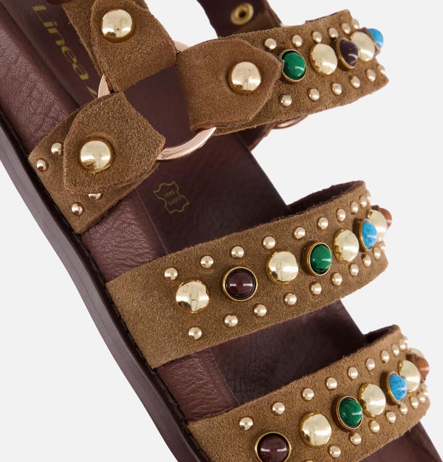 Linea zeta Sandalen bruin Leer - Foto 2