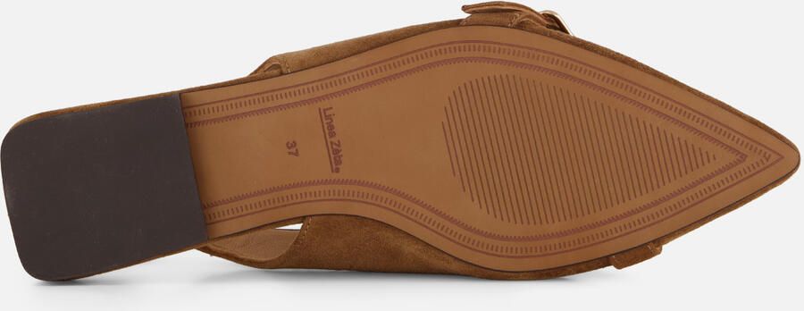 Linea Zeta Slingbacks bruin Suede - Foto 4