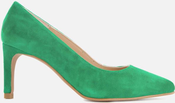 Linea Zeta Pumps groen Suede
