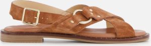 Linea Zeta Sandalen cognac Suede