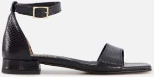 Linea Zeta Sandalen zwart Leer