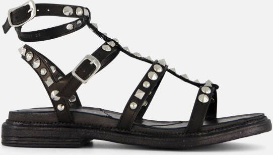 Linea Zeta Sandalen zwart Leer