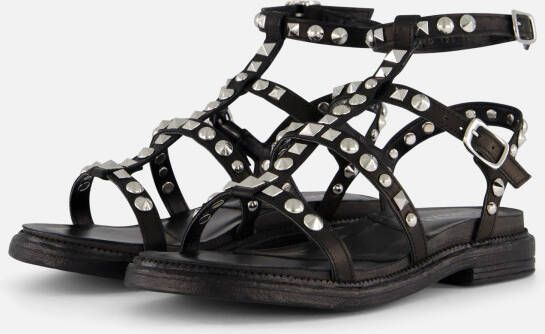 Linea Zeta Sandalen zwart Leer