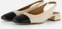 Linea zeta Slingbacks zwart Leer - Thumbnail 2