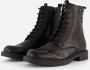Linea zeta Veterboots zwart Leer - Thumbnail 6