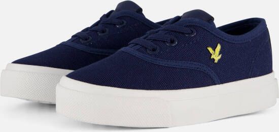 Lyle & Scott Wick Sneakers blauw Canvas