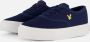 Lyle & Scott Wick Sneakers blauw Canvas - Thumbnail 1
