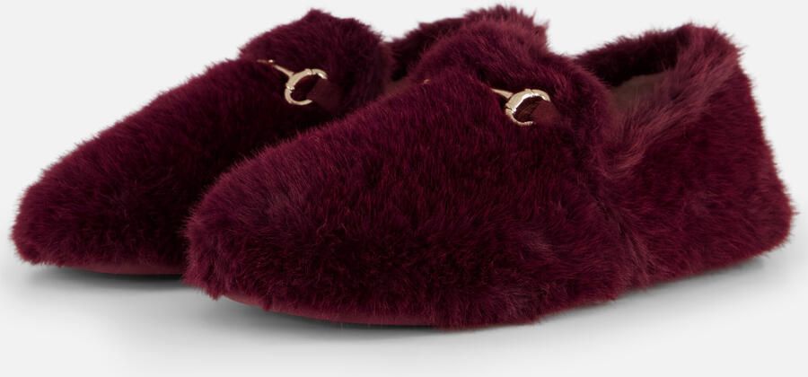 Macarena pantoffles bordeuaxrood