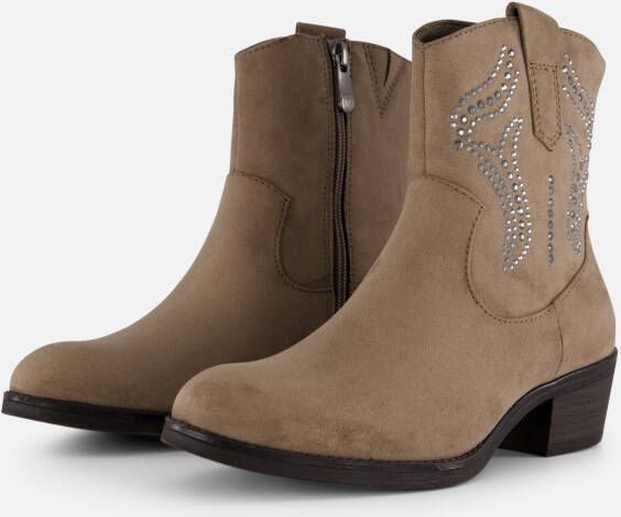 marco tozzi Cowboylaarzen taupe Textiel