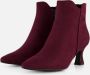 Marco Tozzi Enkellaarsjes rood Textiel Dames - Thumbnail 2