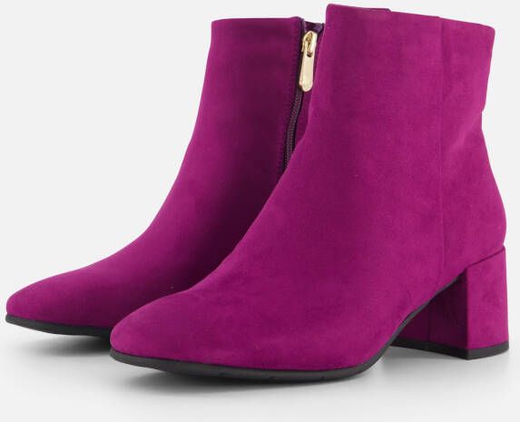 Marco tozzi Paarse Suède Enkellaars voor Dames Purple Dames