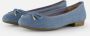 Marco Tozzi MT Vegan Soft Lining + Feel Me insole Dames Ballerina's LIGHT BLUE JEANS - Thumbnail 1