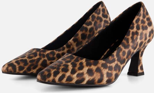 Marco Tozzi Leopard Pumps beige Textiel Dames