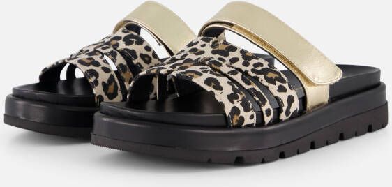 Marco Tozzi Leopard Sandalen bruin Synthetisch Dames
