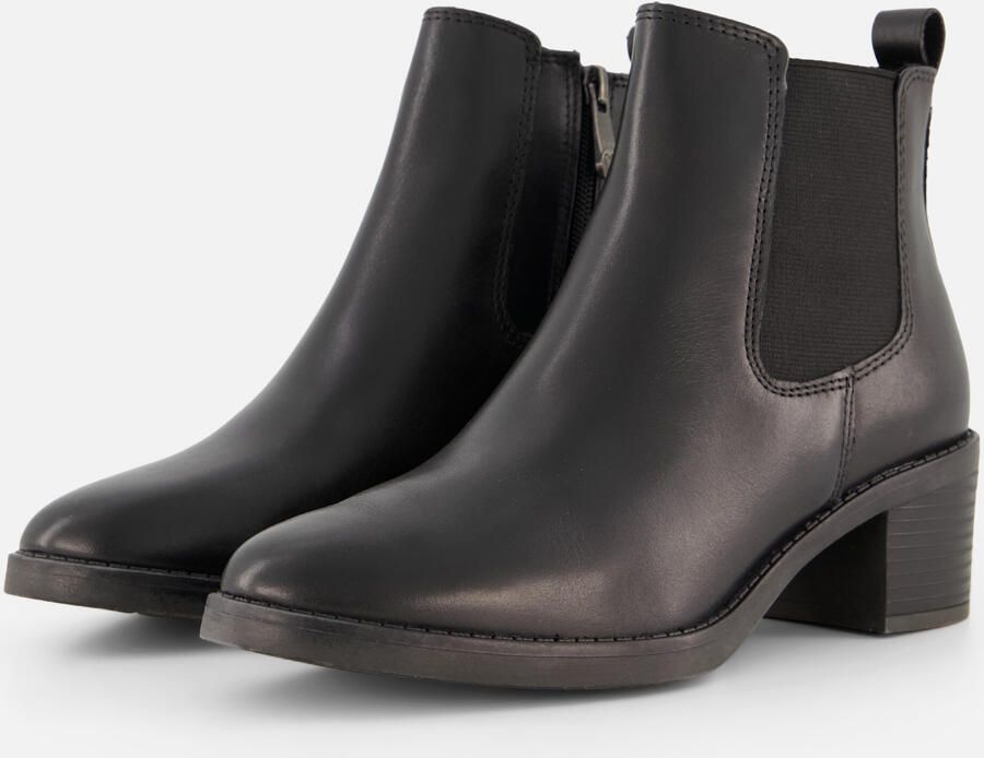 Marco Tozzi Chelsea Boots zwart Leer Dames